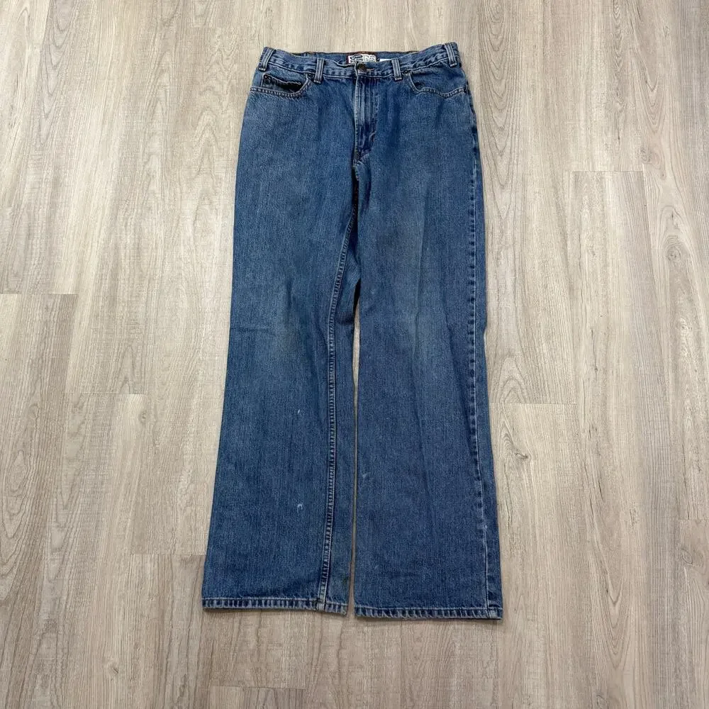 Vintage Old Navy Blue Jeans Men's 33x34 Medium Wash Denim y2k 10